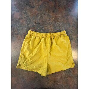 DSG High-Rise Woven Shorts S Yellow 100% Nylon‎ 3" Inseam